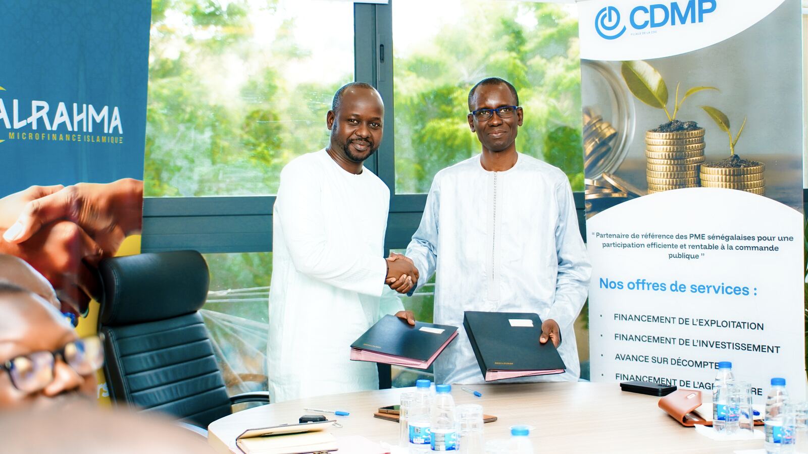 Signature de la convention CDMP – Al Rahma Microfinance Islamique