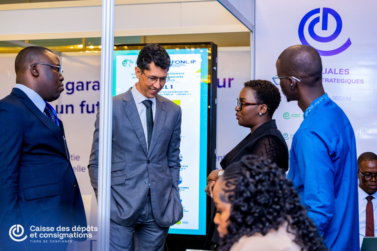Rencontre avec les partenaires sur le stand